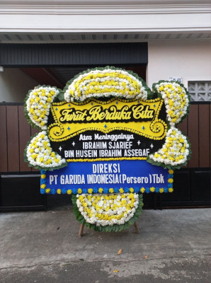 Papan Bunga Duka di Sei Kepayang Timur