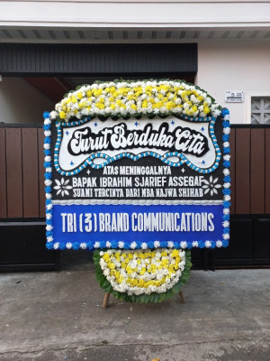 Papan Bunga Duka di Sei Kepayang Timur